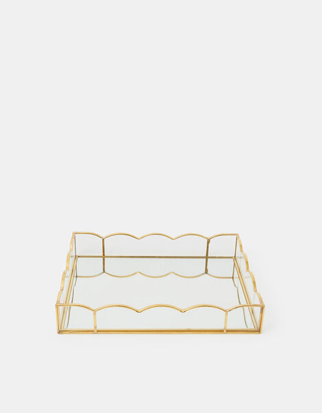 Scallop Mirror Tray, , large