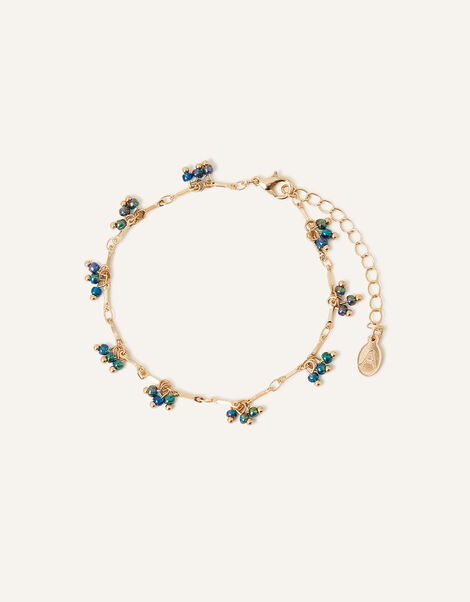 Beaded Drop Anklet, , large