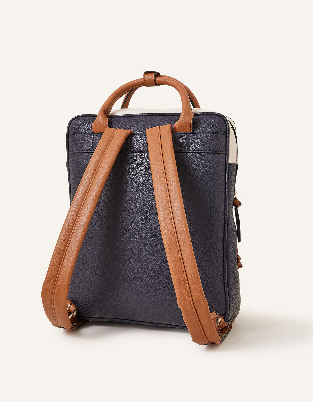 Backpack with top handle top