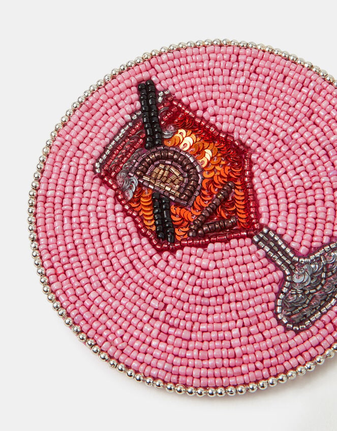 Beaded Spritz Coaster, , large