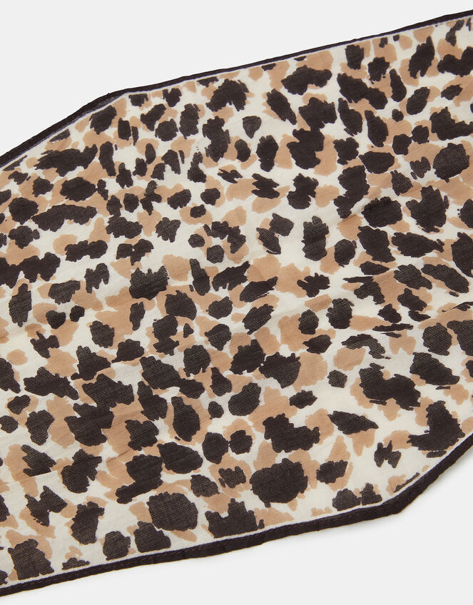Cheetah Print Neckerchief, , large