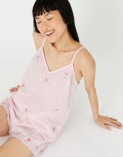 Evelyn Floral Stripe Pyjama Set, Multi (PASTEL-MULTI), large