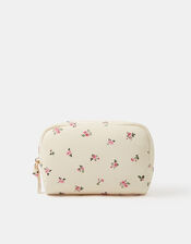 Floral Print Make Up Bag, , large