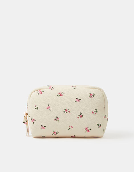 Floral Print Make Up Bag, , large