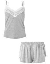 Teya Plain Vest Set, Grey (GREY), large