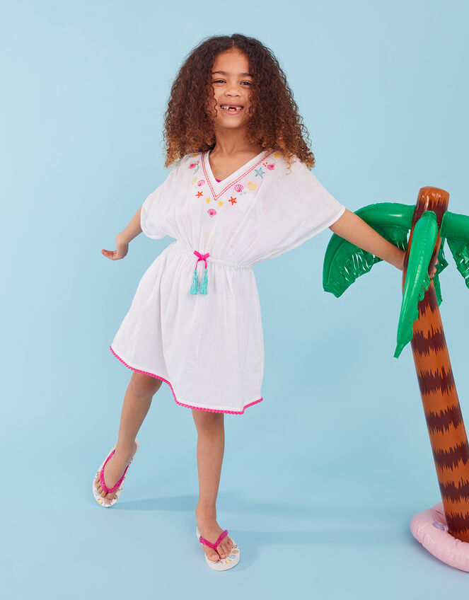 sachin and babi light blue dress Embroidered Bikini Kaftan Women's White Beach Bikini Cover Up Dress Women :  Amazon.co.uk: Fashion