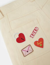 4-Pack Love Embroidered Iron-On Patches, , large