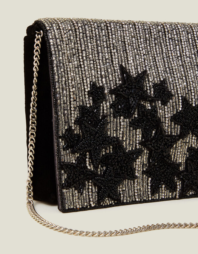 Embellished Star Clutch Bag, , large