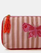 Butterfly Stripe Pencil Case, , large