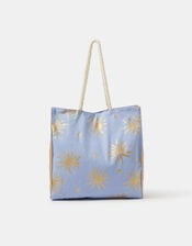 Sun Print Beach Tote Bag, , large
