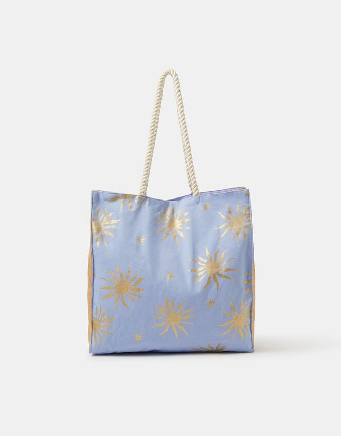 Sun Print Beach Tote Bag, , large