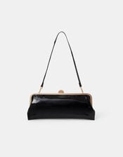 Clip Frame Clutch Bag, Black (BLACK), large