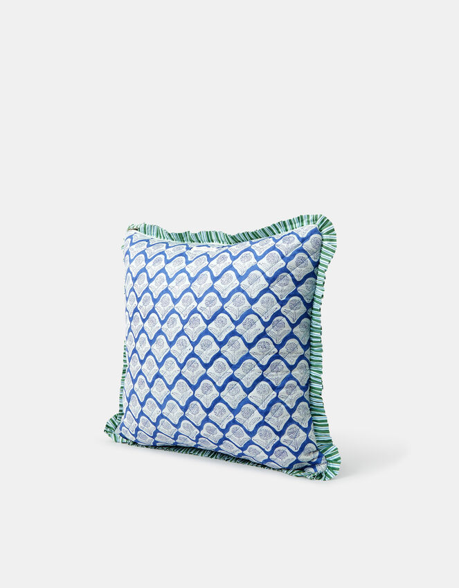 Dandelion Print Square Cushion Cover, , large