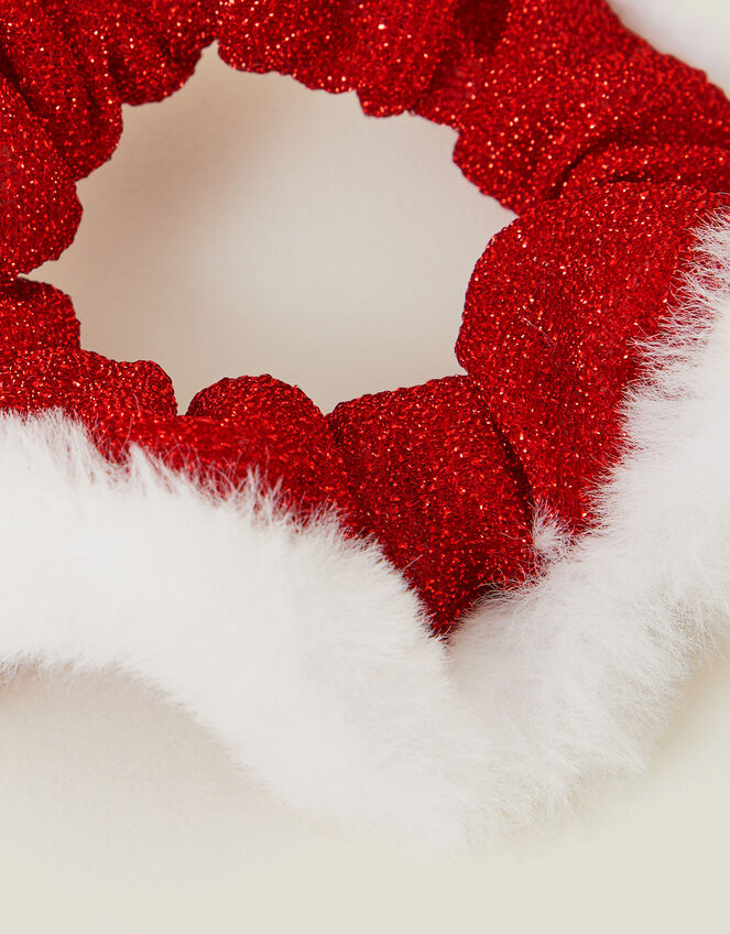 Santa Hair Scrunchie, , large