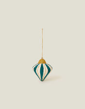 Cotton Mache Teardrop Hanging Decoration, , large
