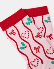 Christmas Candy Cane Socks, , large