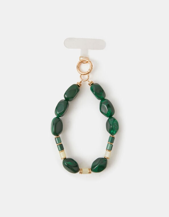 Chunky Bead Phone Wrist Strap, , large