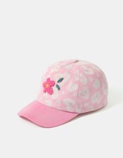 Girls Flower Cap, Pink (PINK), large