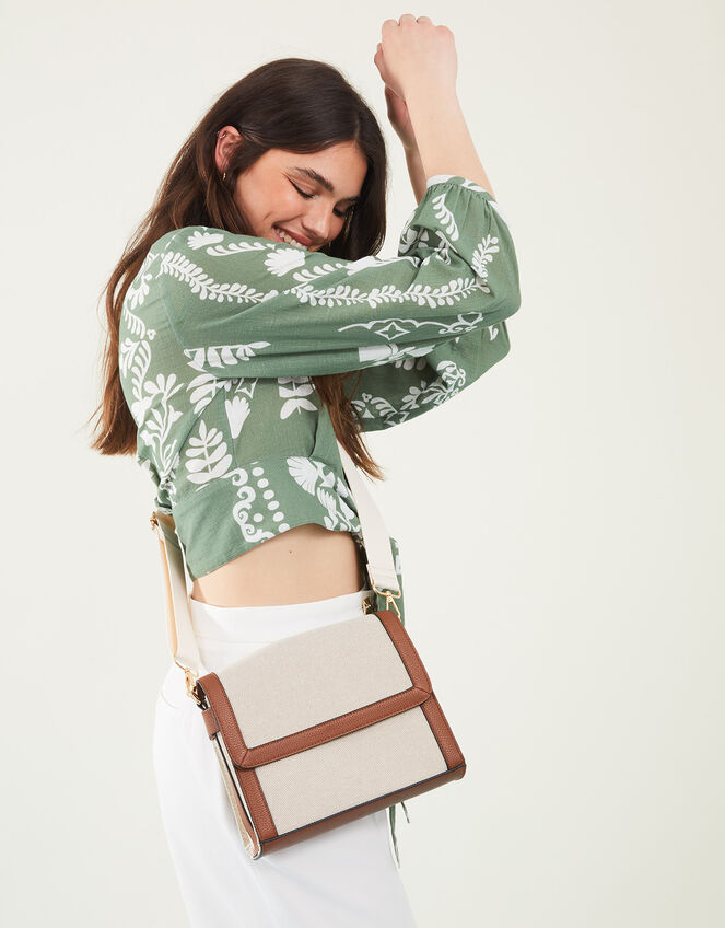 Webbing Cross-Body Bag, , large
