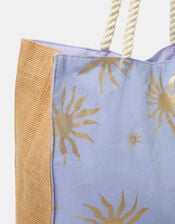 Sun Print Beach Tote Bag, , large