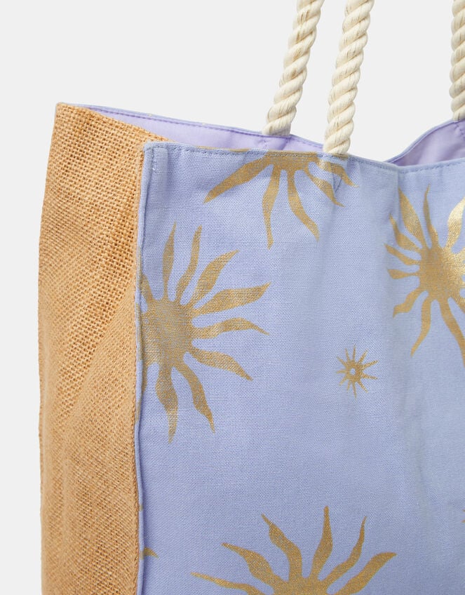 Sun Print Beach Tote Bag, , large