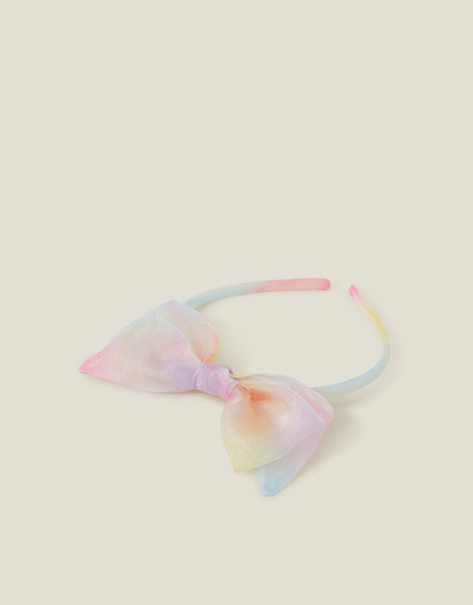 Girls Ombre Bow Headband, , large