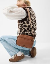 Double Zip Camera Bag, Tan (TAN), large