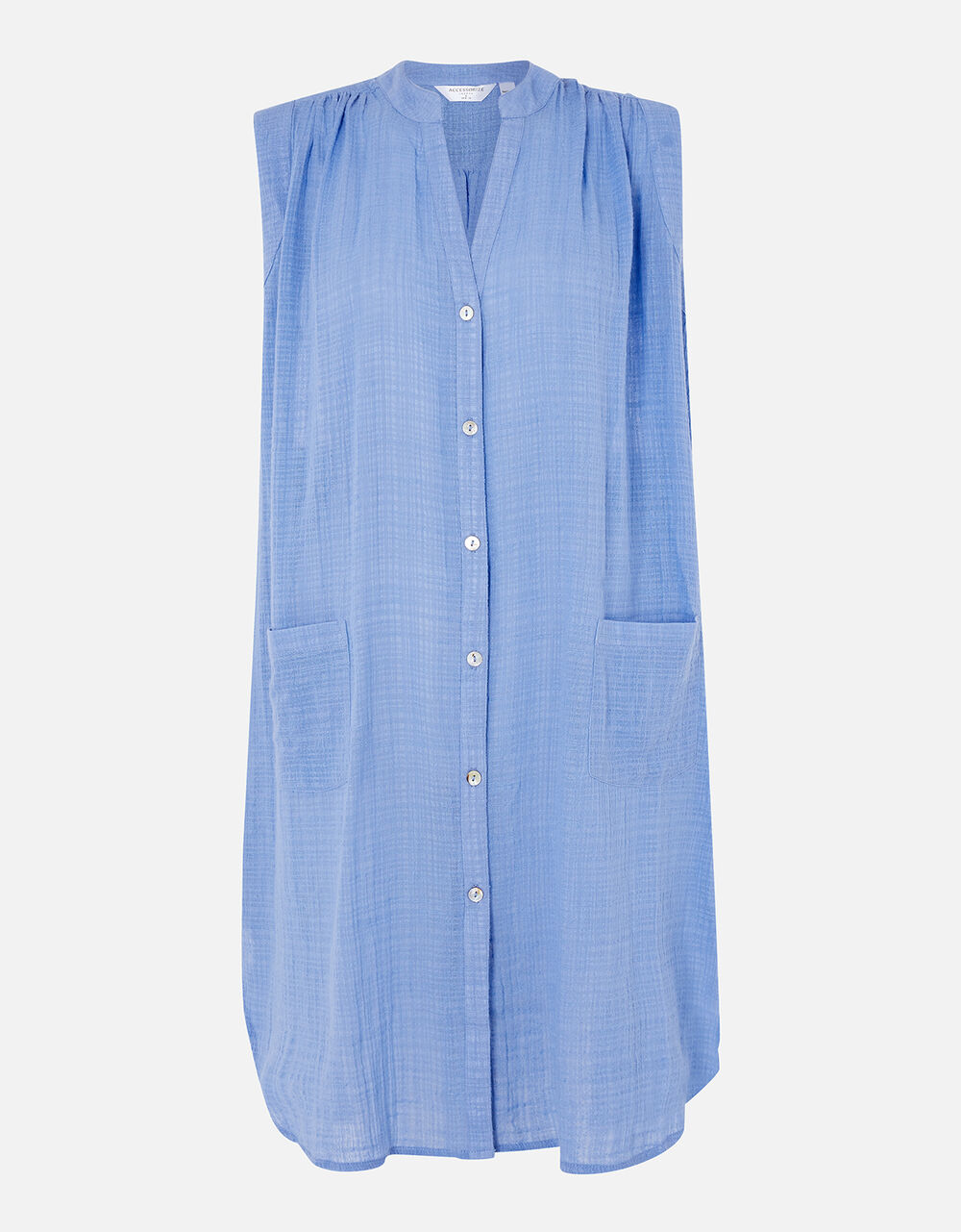 sleeveless beach shirt