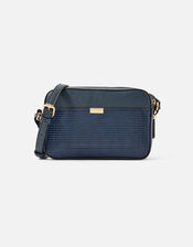 Piper Camera Cross-Body Bag, Blue (NAVY), large