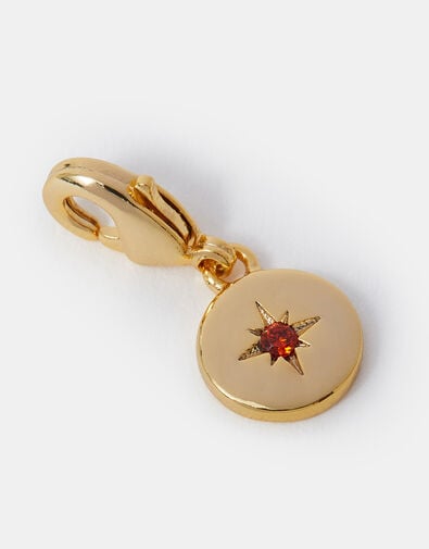 14ct Gold-Plated Birthstone Charm, Gold (GOLD), large