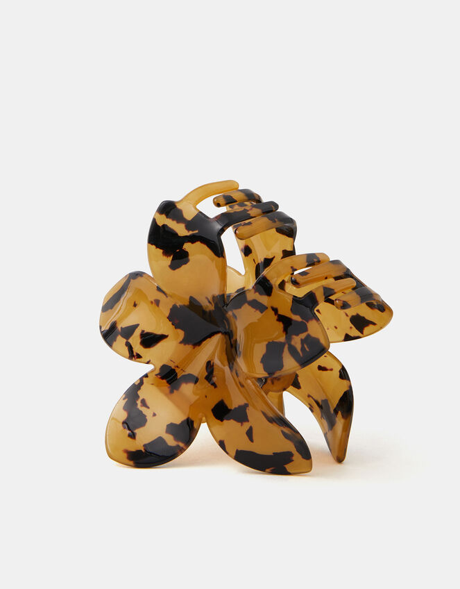 Tort Flower Claw Clip, , large