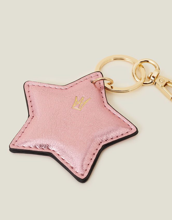 Metallic Star Keyring, , large