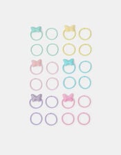 24-Pack Girls Sparkle Butterfly Hair Bands, , large