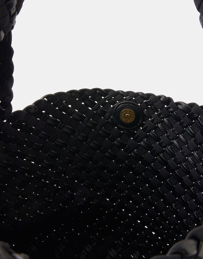 Large Woven Shoulder Bag, , large