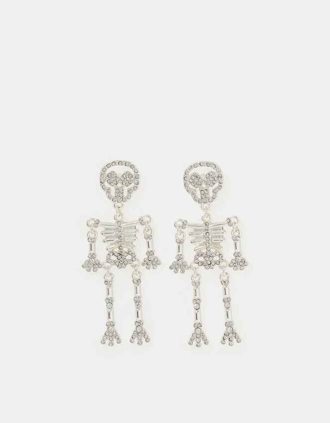Halloween Skeleton Drop Earrings, , large