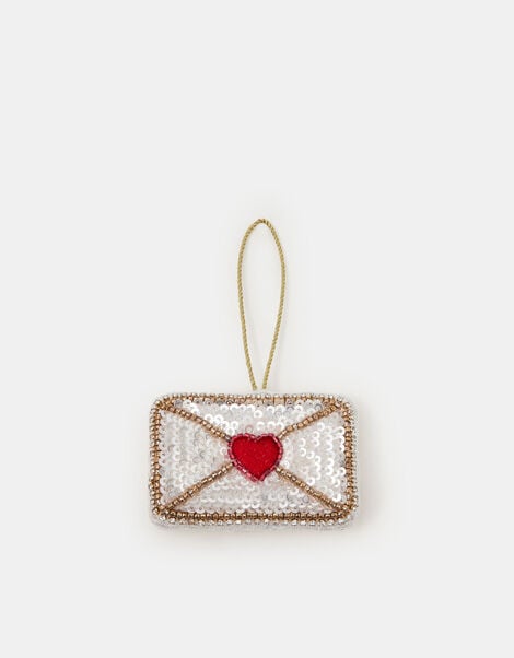 Embellished Envelope Christmas Tree Decoration, , large