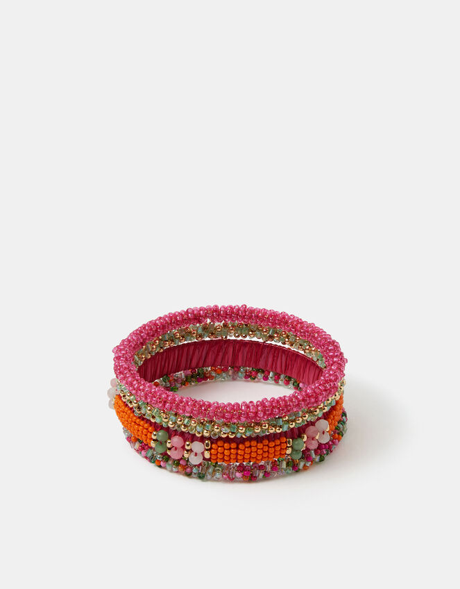4-Pack Beaded Bangles, , large