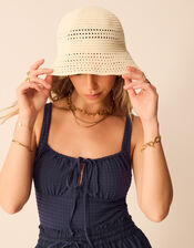 Crochet Bucket Hat, , large