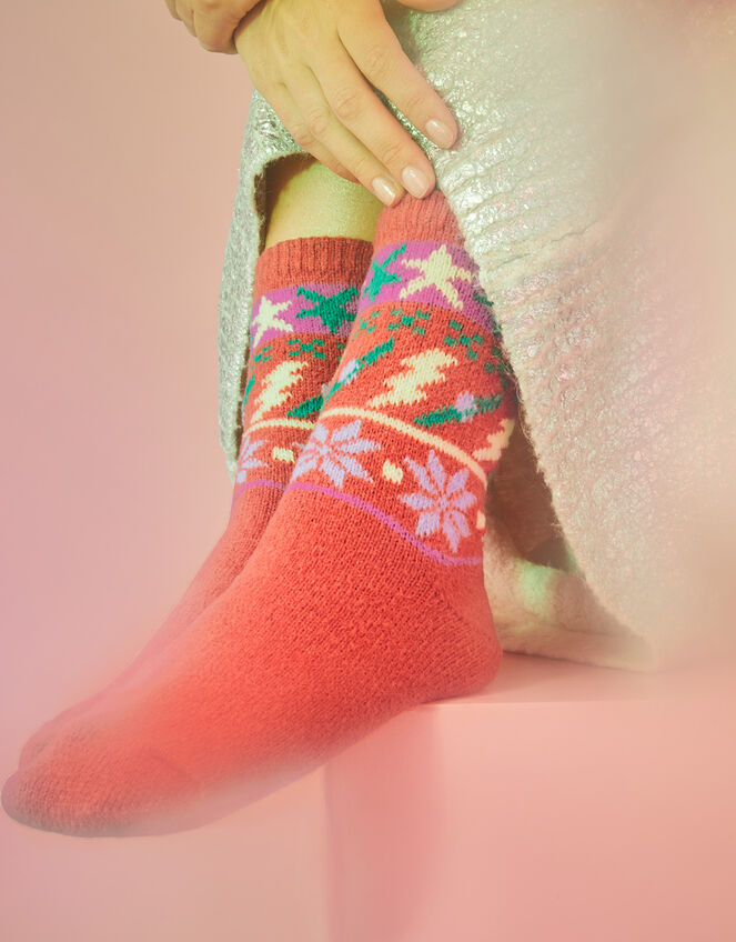 Super Soft Fairisle Socks, , large