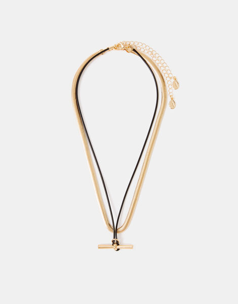 2-Pack T-Bar Cord Necklaces, , large