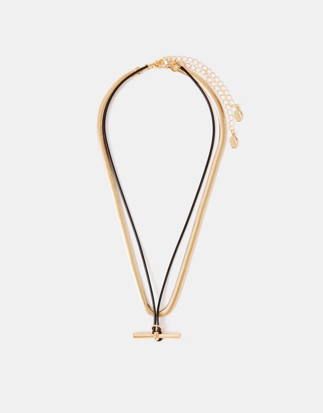 2-Pack T-Bar Cord Necklaces, , large