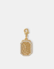 14ct Gold-Plated Sunray Charm, , large