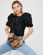 Snake Cross-Body Bag, , large