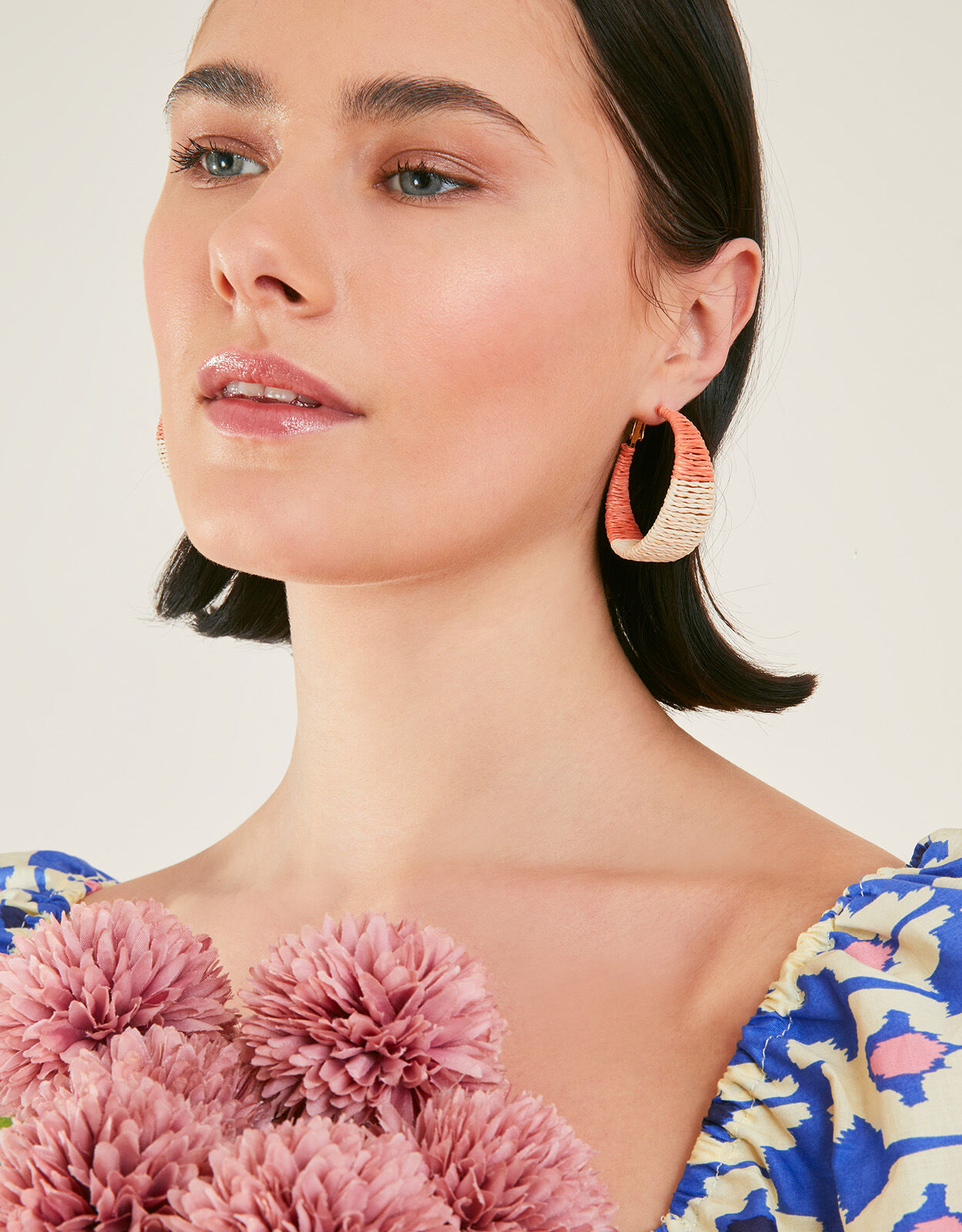 Baublebar raffia earrings top
