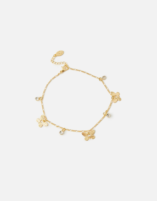 Sparkle Butterfly Anklet , , large
