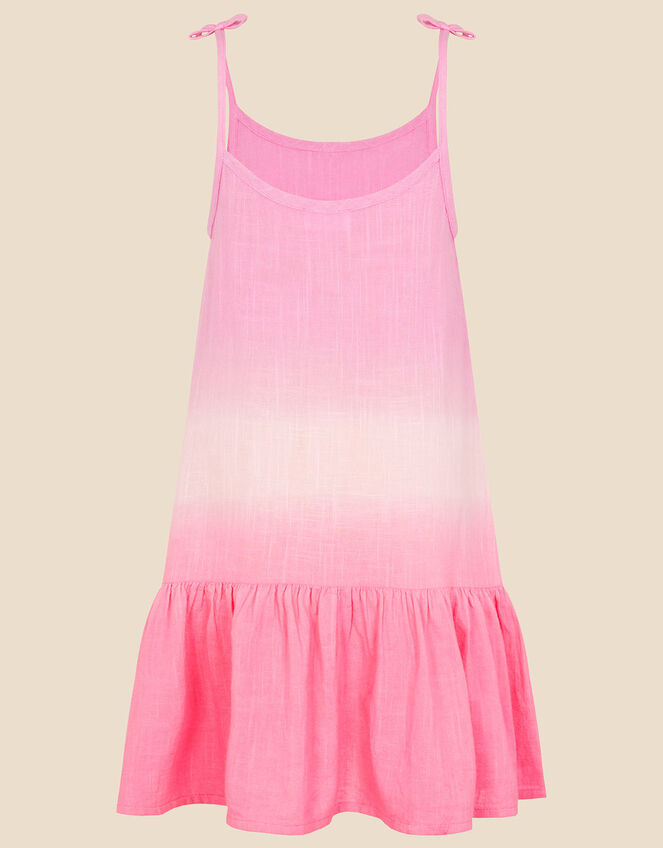 Girls Ombre Tiered Hem Dress, Pink (PINK), large