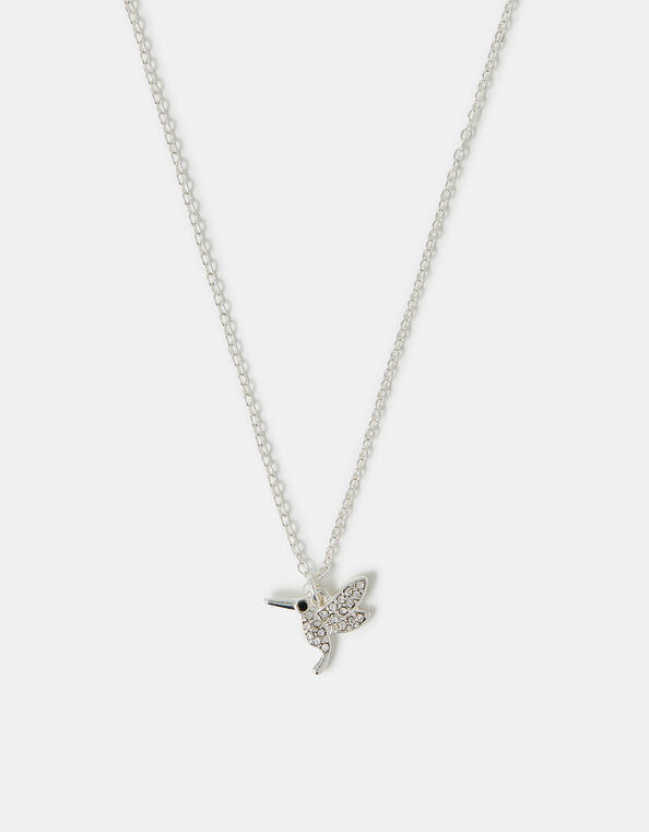 Hummingbird Pendant Necklace, , large