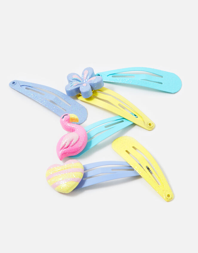 Girls Flamingo Hair Clip Multipack Girls hair clips Accessorize UK