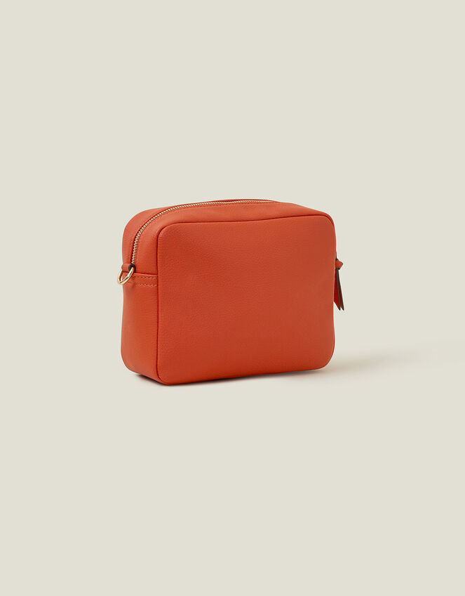 Camera Bag with Webbing Strap, Orange (ORANGE), large