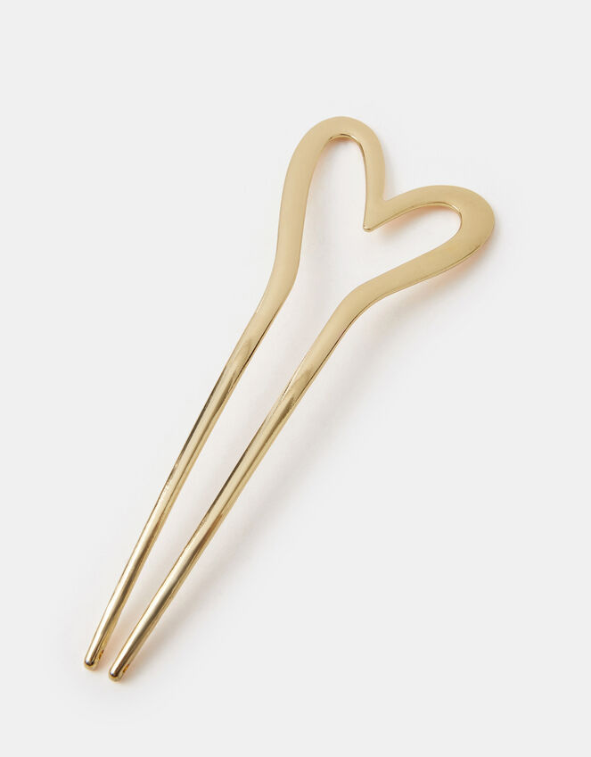 Heart French Hair Pin, , large